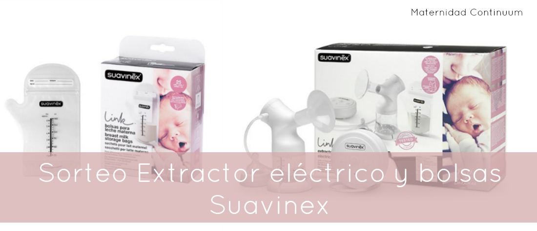Ganador Sorteo extractor eléctrico y bolsas de conservación de leche Suavinex